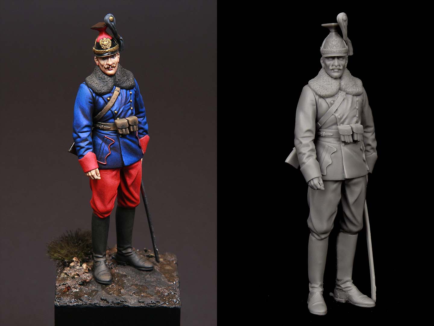 Details about  / 1//16 Austro-Hungarian Uhlan Trooper WW I resin minibust Vice75 Miniatures